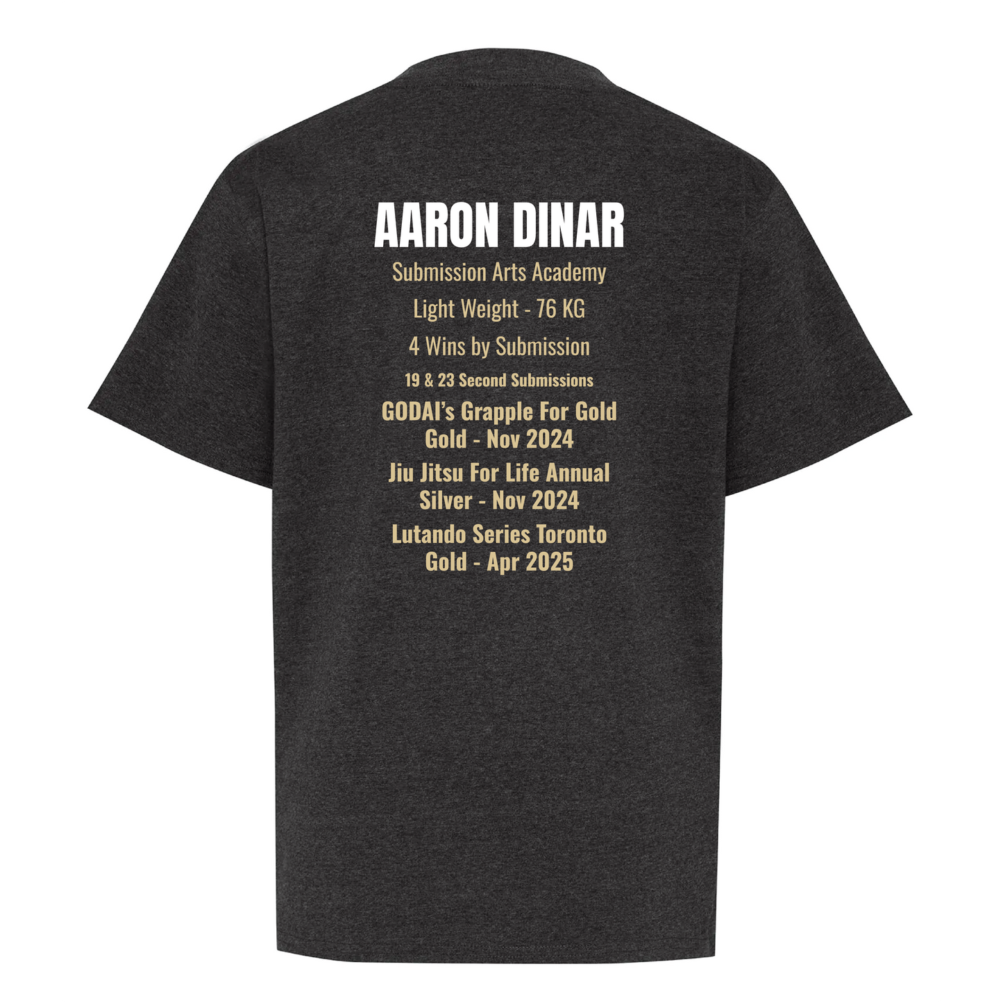 Youth Submission Tour Custom BJJ Stat Tee